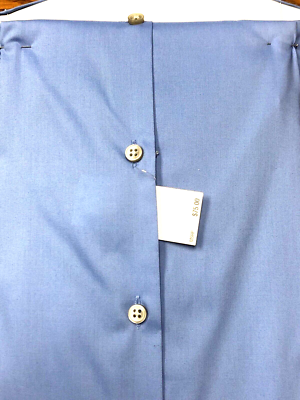 $75 Calvin Klein Men's Performance Slim Fit Shirt Cotton-Polyester Blue Ice  - M | eBay