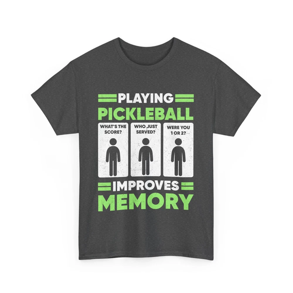 Pickleball Player Shirt, Playing Pickleball Improves Memory Women Men Shirt
