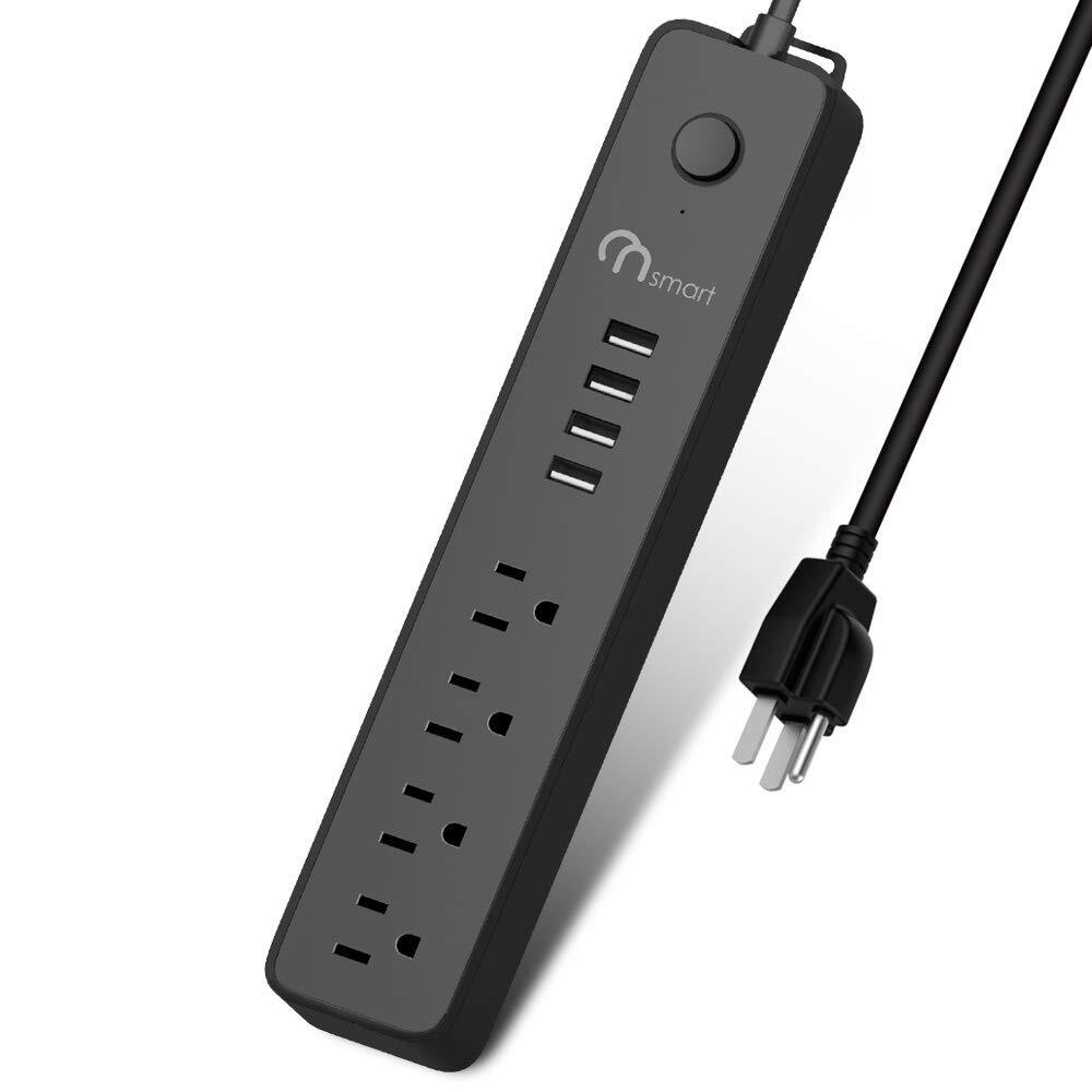 ONSMART USB Surge Protector Power Strip, 4 Multi Outlets with 4 USB Charging ...