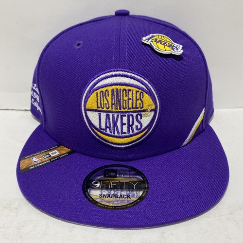 Los Angeles Lakers New Era 2019 NBA Draft 9FIFTY Snapback Adjustable Hat - - Bild 1 von 5