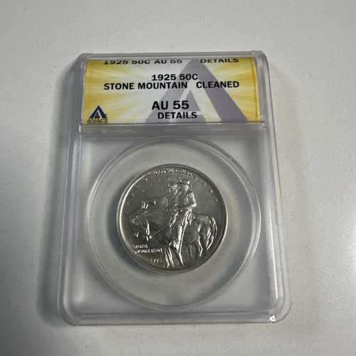 1925 Stone Mountain Half Dollar Commemorative AU55