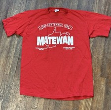 Vintage 1995 Matewan West Virginia Matewan Massacre T-Shirt. Large. Made In USA