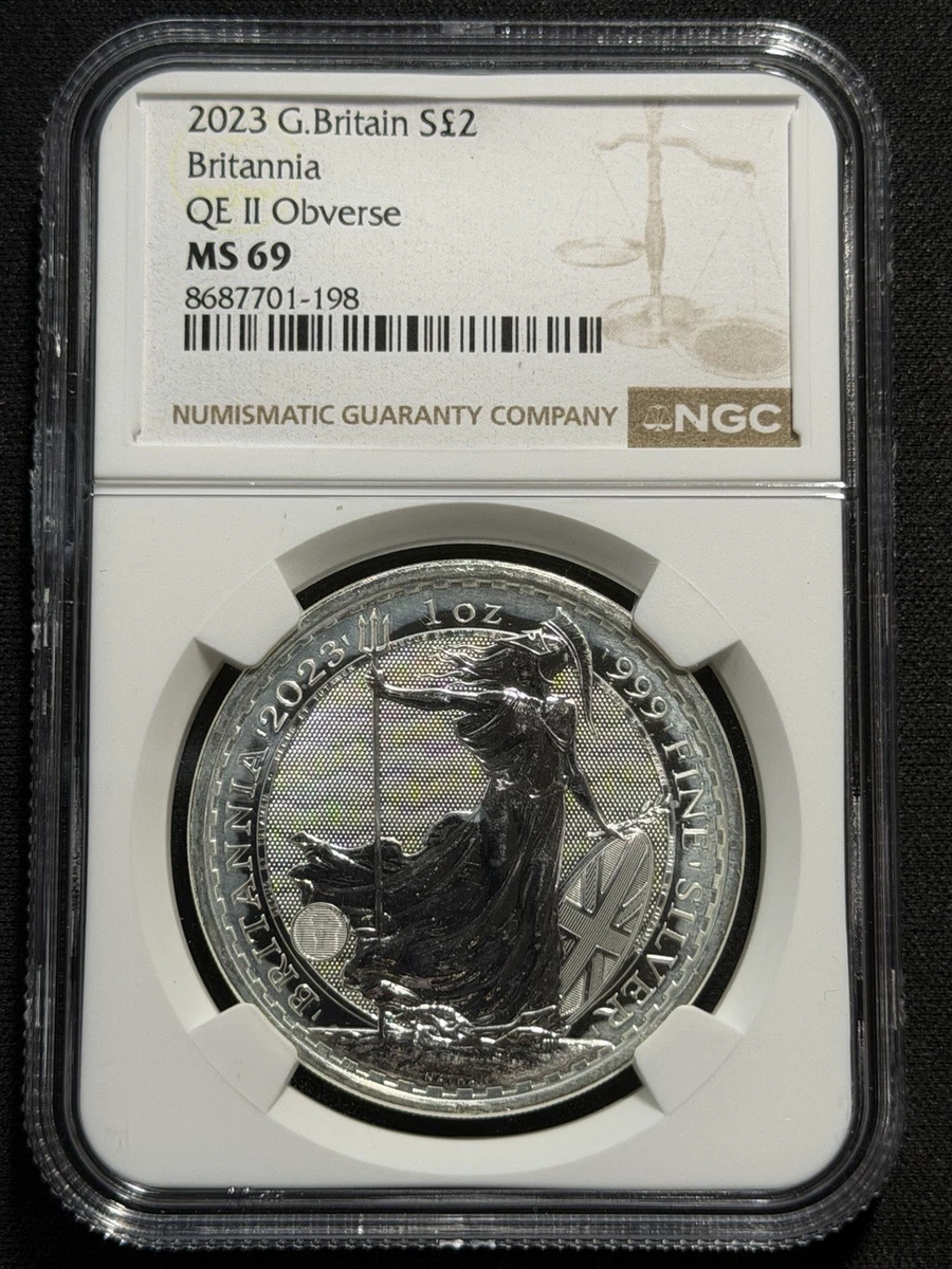 UK Britannia MS 69 NGC Certified Silver Bullion Coins for sale | eBay