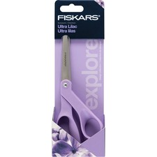 Fiskars Explore 8" Crafting and Fabric Scissors with Ergonomic Design