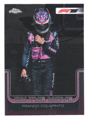 2025 Topps Chrome F1 Formula 1 Formula 1 On the Move BWT Alpine Franco Colapinto