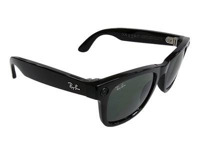 断*離様 Ray-Ban  スマートグラス Wayfarer RW400 RAY-BAN Meta Wayfarer Shiny Black AI Smart Glasses RW4008 601/71