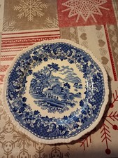 Woods Burslem seaforth,  Kuchenteller, Blau, Durchmesser 17,5cm