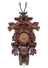 Herrzeit by Adolf Herr Cuckoo Clock - The Deer Hunter -  hands.. AH 573/1 8T NEW