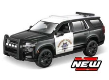 Maisto 32548 2021 Chevrolet Tahoe Police, nero/bianco 1/24