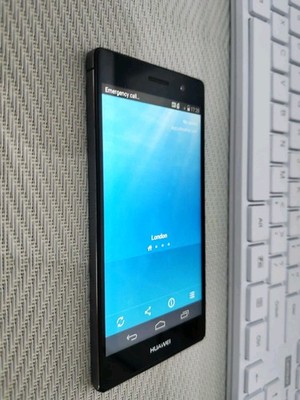 Huawei Ascend P7 schwarz entsperrt 16GB 5,0'' 13MP Android Smartphone guter Zustand