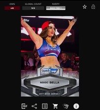 DIGITAL Topps WWE Slam 17 - BASE SERIES White - NIKKI BELLA
