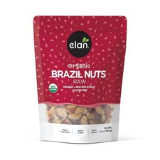 Organic Raw Brazil Nuts Whole No Shell Non-gmo Vegan Gluten-free Kosher 6.5oz