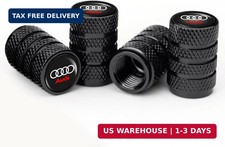 4pcs Tire Valve Stem Caps Compatible With Audi S3 A3 Rs3 Rs7 A4 A5 A6 A7 A8 Q3