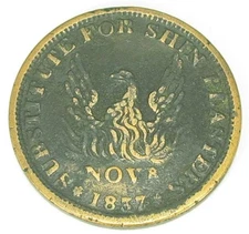 Hard Times Token May Tenth, HT 66, Fine, #356