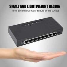 8-Port Gigabit Switch Compact Design For Home And Office Use