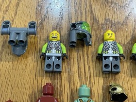 8078 Lego Atlantis Minifigures: atl013, atl007, atl004, atl011, atl012, atl008