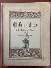 Antike Bildmappe – „Gesammeltes – 15 Bilder für’s Haus“ von Ludwig Richter