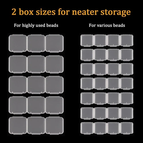 RJ-Sport Dual-Sized Diamond Art Storage Containers with 28 Small 28 + 15 mid - Image 2 of 4