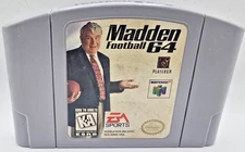 Madden Football 64 (Nintendo 64, N64) Cart Only / Authentic / Cleaned / Tested
