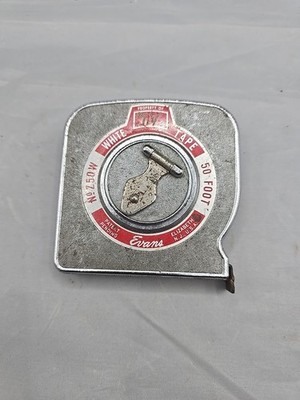 Vintage 50 Foot Evans Tape Measure. Z50W