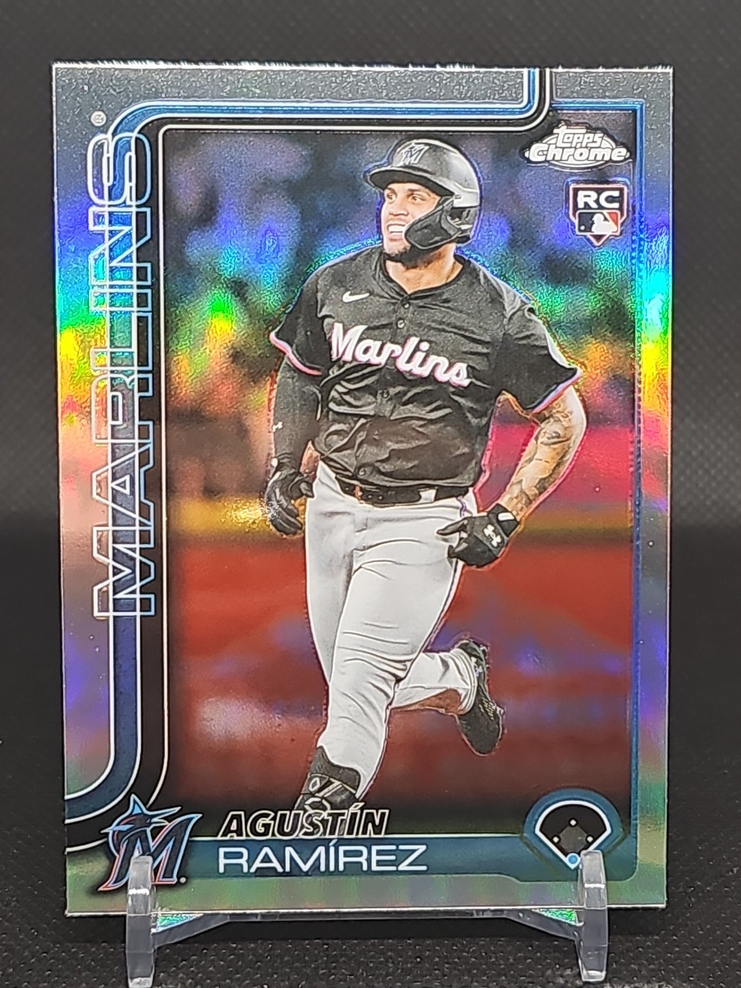 2025 Topps Chrome Update Series - Agustin Ramirez #USC200 Refractor (RC) Marlins