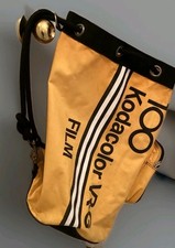 Vintage Kodak Kodacolor VR-G Film Beach Tote Bag 1980s Canvas – Rare Retro Promo