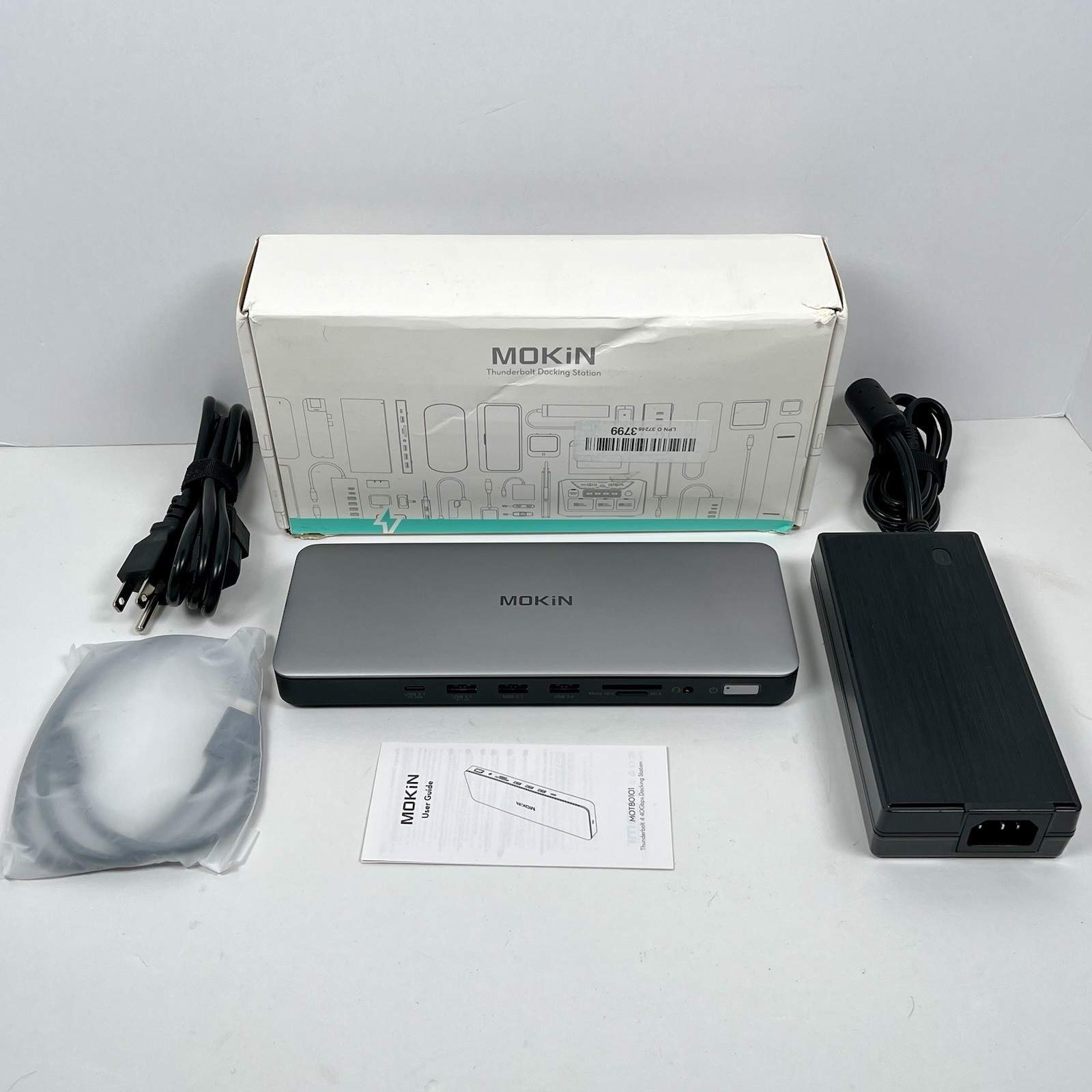 MOKiN 15-in-1 Thunderbolt 4 40Gbps Docking Station Triple 4K Display - MOTB0101