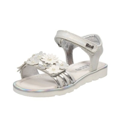 Asso Ottavia - Sandalen mit Doppelreißverschluss weiß - Größe 26 Kinderschuhe
