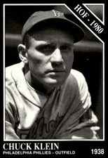 1991 Conlon Collection TSN Chuck Klein Philadelphia Phillies #30