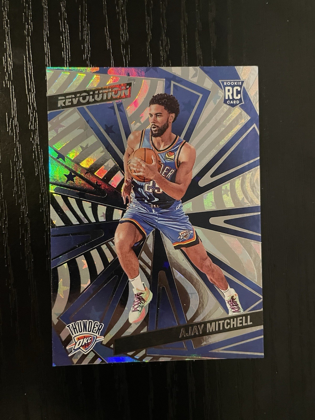 Ajay Mitchell 2024-25 Panini Revolution Rookie Astro #122 Oklahoma City Thunder
