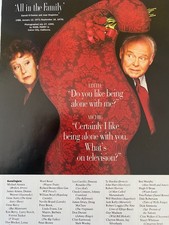 All in the Family, Jean Stapleton, Carroll O'Connor, Full Page Vintage Pinup All in the Family, Jean Stapleton, Carroll O'Connor, Full Page Vintage Pinup