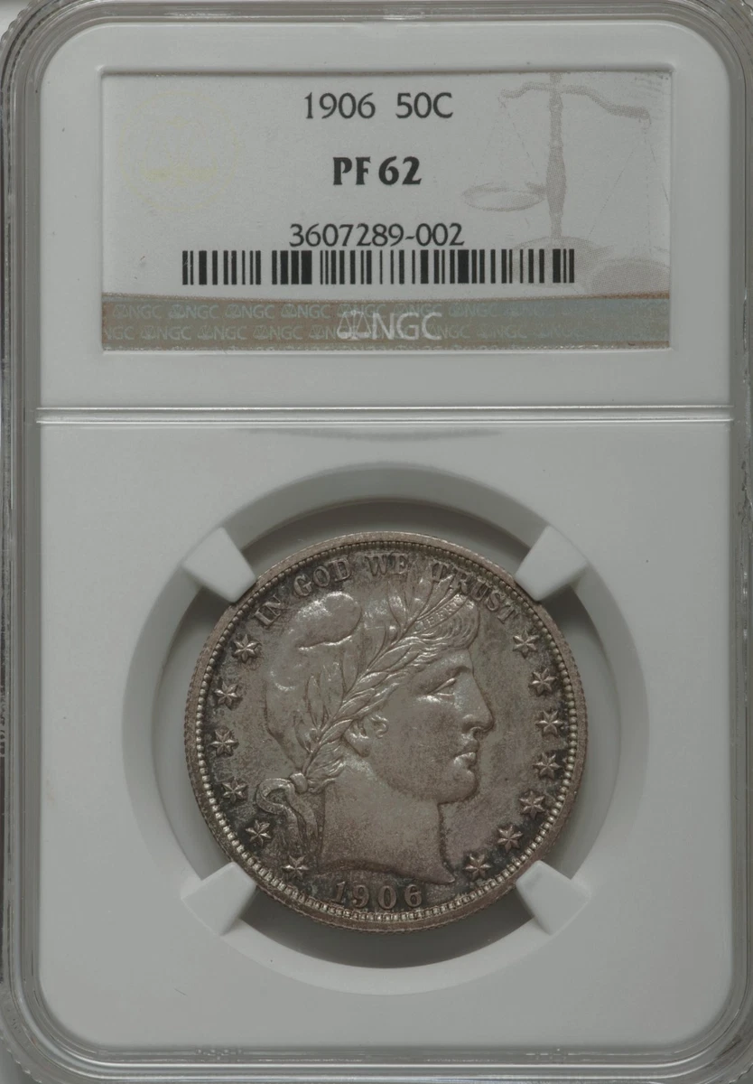 Uncirculated Barber Half Dollars (1892-1915) for sale | eBay