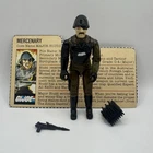 GI Joe 1983 Major Bludd 100% Complete Action ARAH Figure w/ File Card Combo Ship