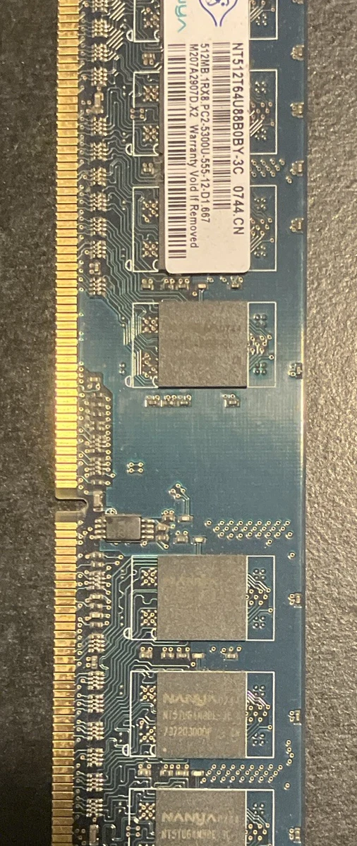 Nanya PC2-5300 DDR2-667 Computer Memory (RAM) 512 MB Capacity per