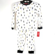 Family PJs Kids 2 Piece Pajama Set Trees Choose Size New Boys Girls