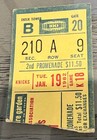 1/19/82 NBA New York Knicks Vs Boston Celtics Larry Bird 39 Points Ticket Stub