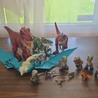Dinosaur Toy Figure Lot Assorted w/ Pterodactyl/Pterosaur & T-Rex — photo 1