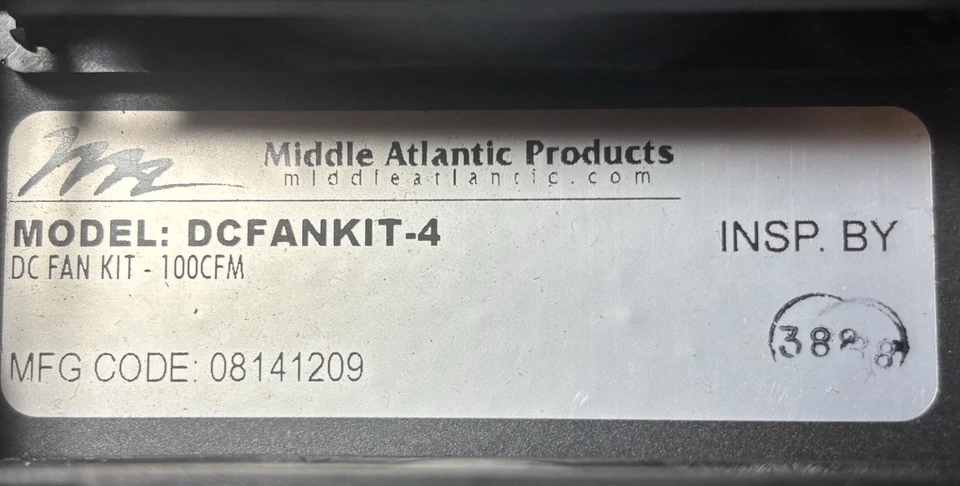 Middle Atlantic DCFANKIT-4 - Image 4 of 4