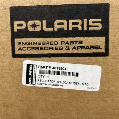 Polaris 3PH Regulator, 55A, Series, Limited, Genuine OEM Part 4013904, Qty 1