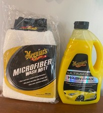 Meguiars Ultimate Wash And Wax With Meguiars Microfiber Wash Mitt