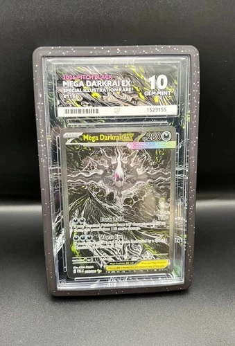 ACE 10 - Mega Darkrai Ex Special Illustration Rare 116/084 With Guard & back art