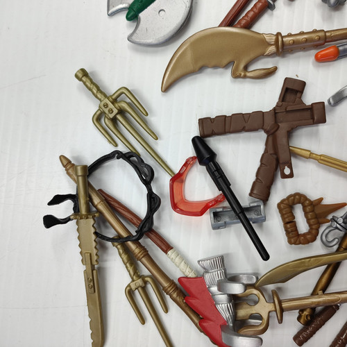 TMNT Teenage Mutant Ninja Turtle Playmates weapon bundle bulk Lot - Foto 3 di 7