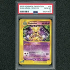 Gem Mint! ALAKAZAM Rev Foil Holo 2002 Pokemon Expedition # 33 e-Reader PSA 10