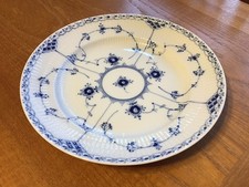 Royal Copenhagen Blue Fluted Lace Rim 220cm/9" Bowl Dish / Deep Plate - Unused