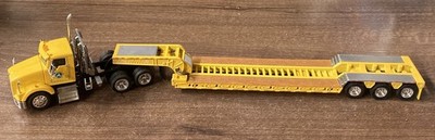 TONKIN REPLICAS 1/53 SCALE YELLOW KENWORTH T800 DOT DAYCAB LOWBOY