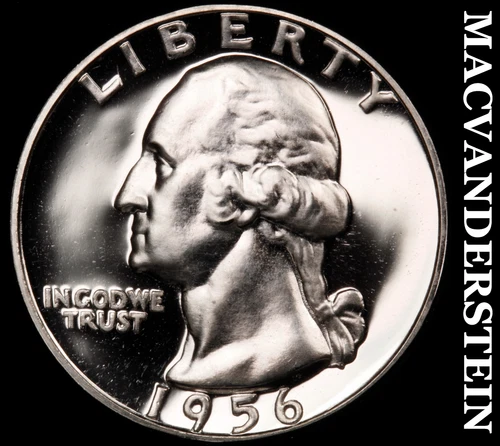 1956 Washington Quarter- Silver Choice Gem Proof Luster #i502