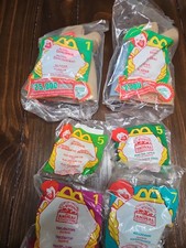 VTG SET Of 6 McDonald s Animal Kingdom Happy Meal Toys Sealed Packages. 729