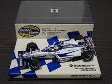 1/43 Minichamps Williams BMW FW22 J Button Motor Show2000 LE1000pcs From Japan
