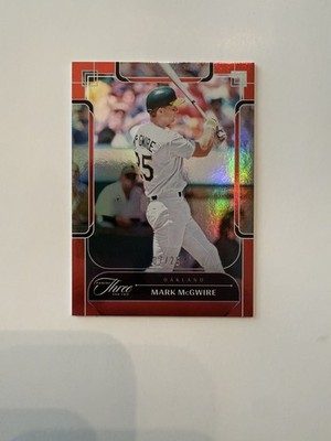 2024 Panini Three and Two - Mark McGwire - Orange 7/25