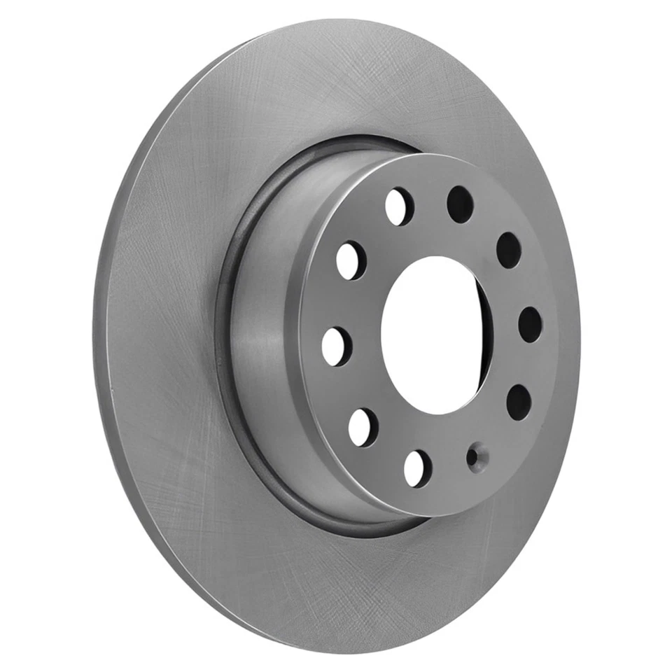 Rear Right & Left Disc Brake Rotors With Pads For Volkswagen Golf City 10-07 - Image 3 of 4